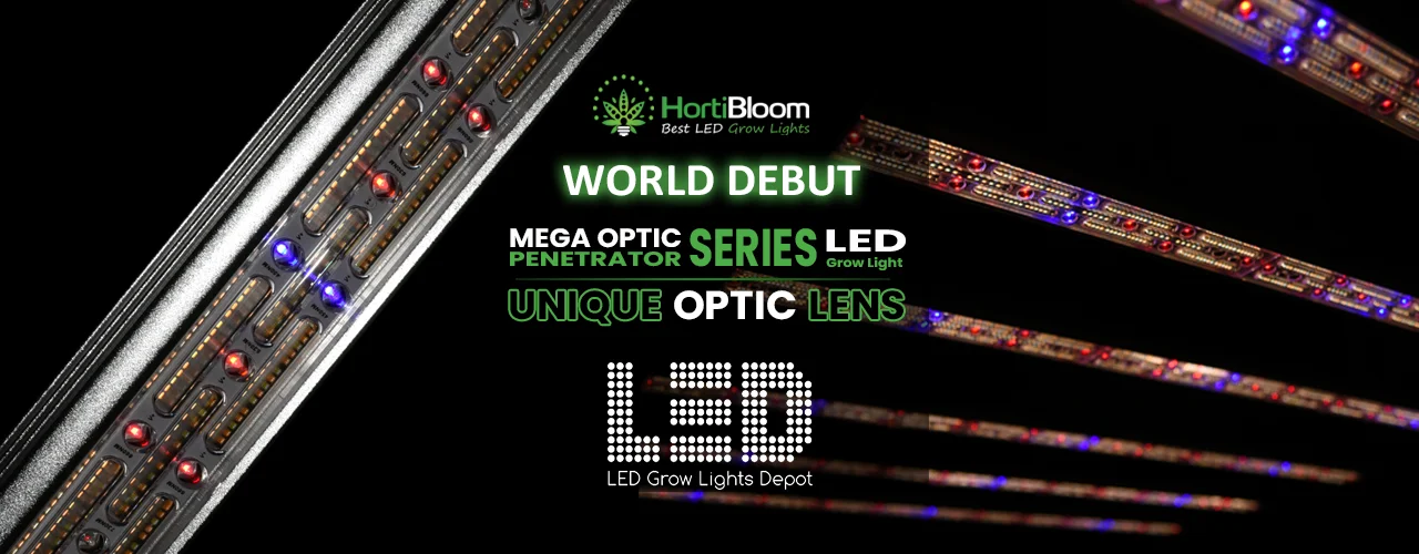 Iluminación LED hortícola Mega Optic de alta eficiencia